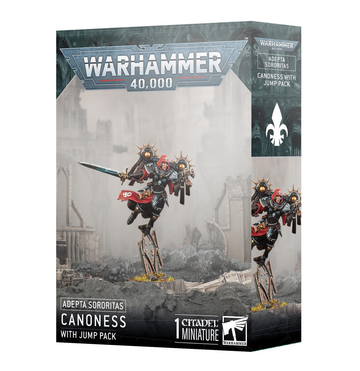 Games Workshop Adepta Sororitas: Canoness with Jump Pack